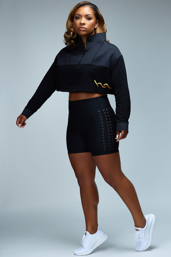 HERRway Cut-Out Crop Pullover
