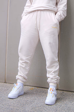 Cream HERRway Sweatpants