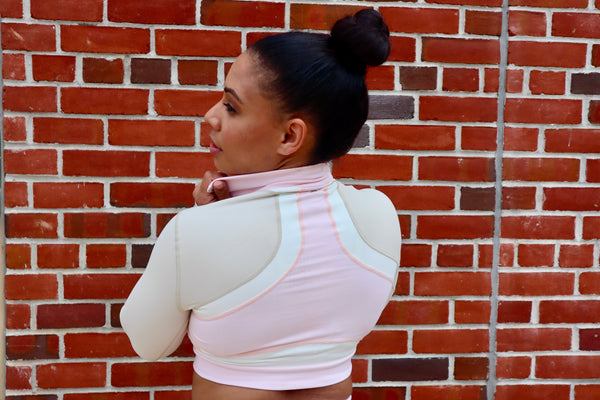 Color Block Half Zip Pullover
