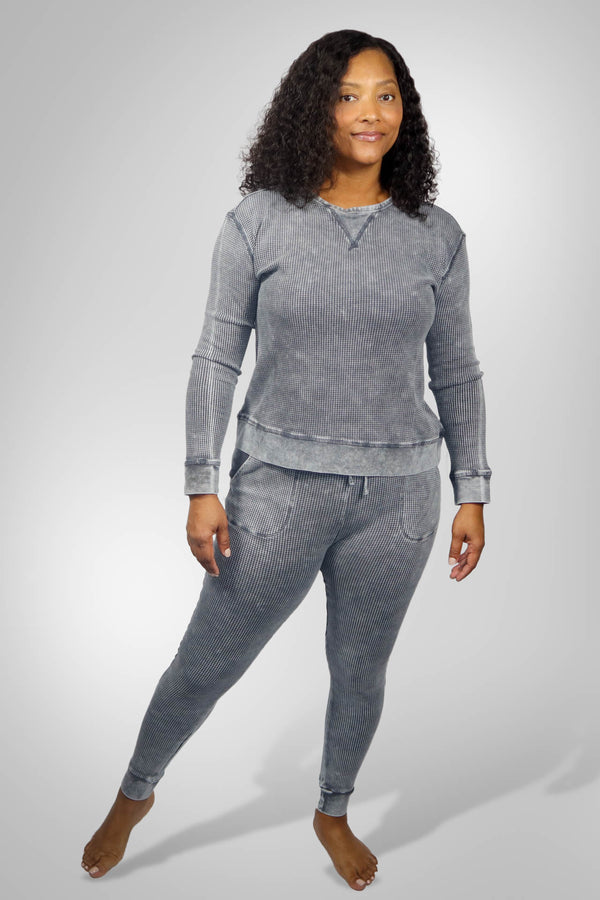 Cotton Waffle Mineral-Washed Set